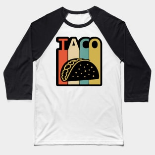 Vintage Taco Baseball T-Shirt